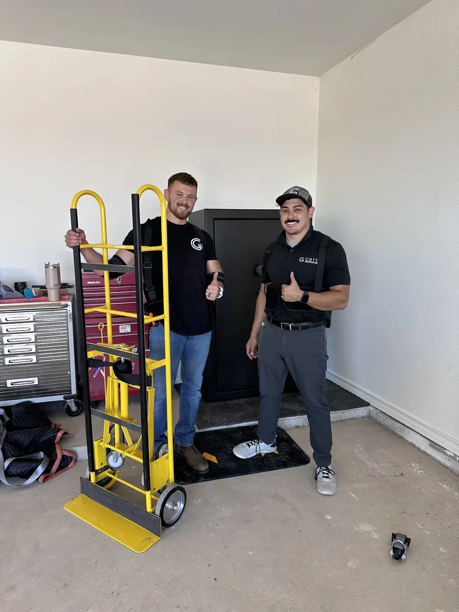 GRIT team with professional moving equipment, ready for a delivery and assembly job